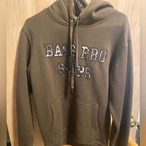 Bass Pro Shops brown hoodie